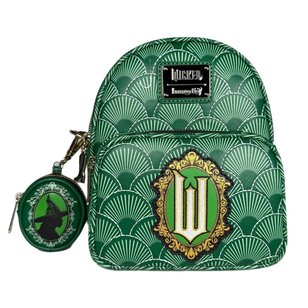 Wicked Elphaba Convertible Exclusive Loungefly Mini Backpack NWT!